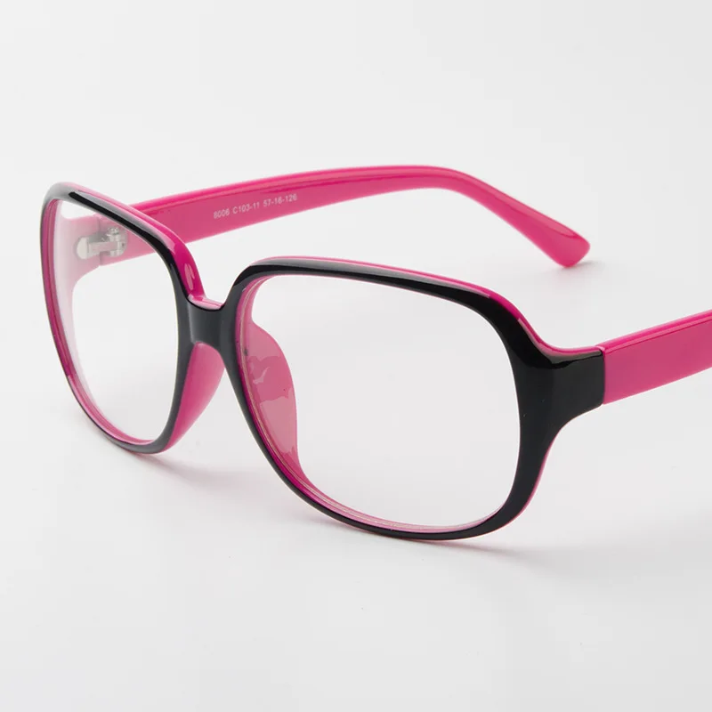 Oversized Googles Glasses Frame Unisex Classic Spectacles Leopard Young Female Myopia Optical Eyeglasses Oculos De Grau | Аксессуары для
