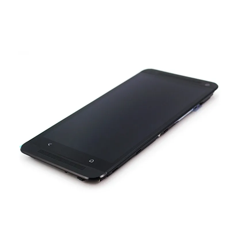 Черный Для HTC ONE M7 ЖК-ДИСПЛЕЙ С Сенсорным Экраном Дигитайзер для htc m7 801e дисплей