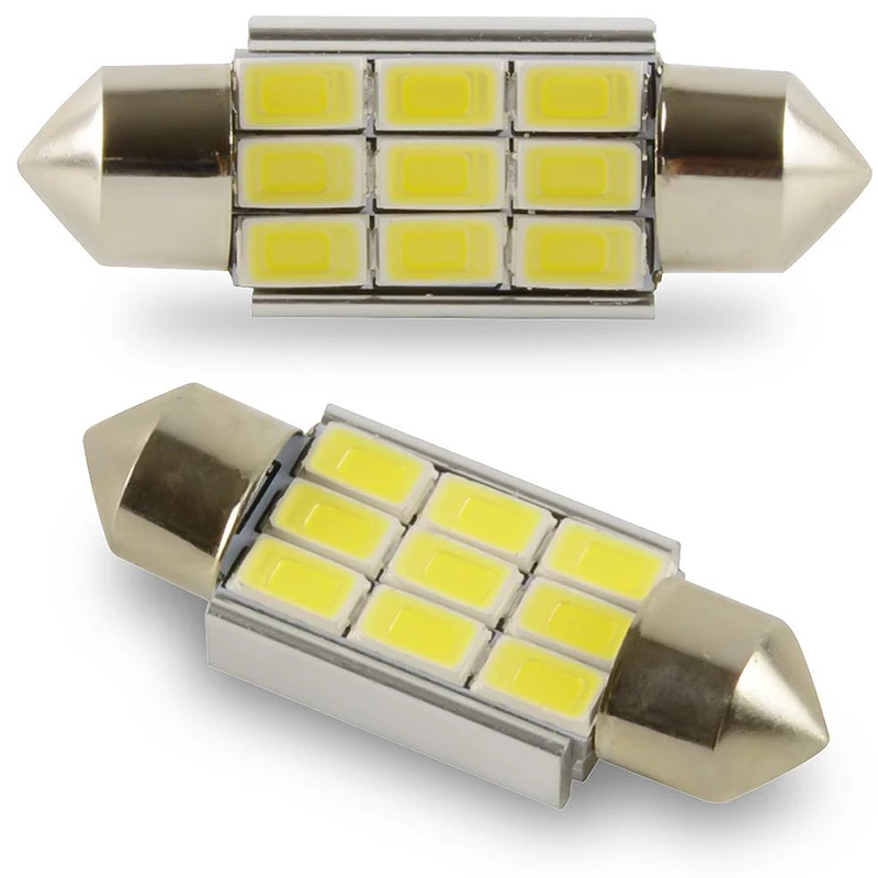 YSY 10 шт. C5W 9smd 36 мм/39 мм/41 мм 5730 двигатель транспортного