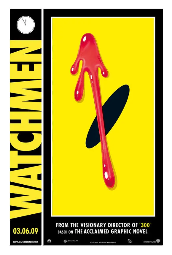 WATCHMEN фильм Шелковый плакат декоративной живописи 24x36inch | Дом и сад