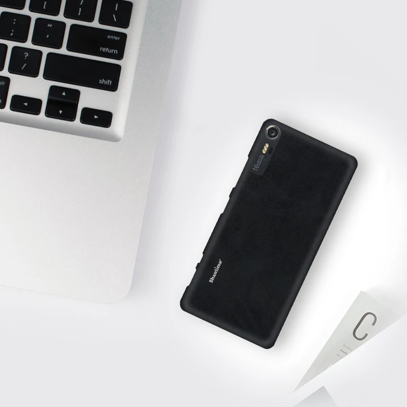 Black Чехол Роскошный винтажный из искусственной кожи чехол для lenovo Vibe Shot Z90 чехол для телефона для lenovo Vibe Shot Z90 чехол в деловом стиле - Цвет: Black