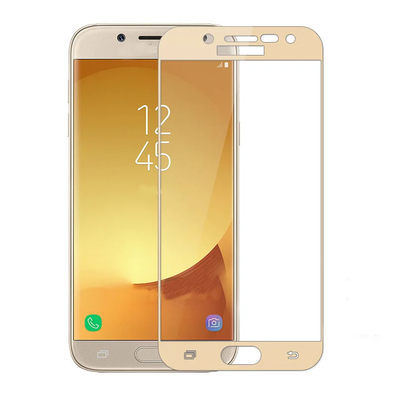 Полное покрытие из закаленного стекла для Samsung Galaxy J7 2017 j730 Pro Европейская версия