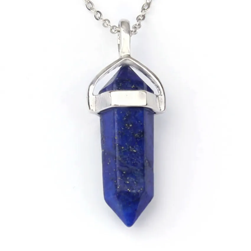 Ожерелье с подвеской в виде шестиугольной колонны бусинами|fashion jewelry|jewelry fashionjewelry