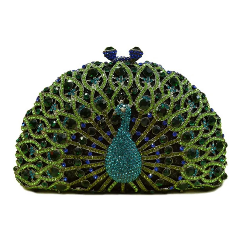 Футляр с прикрепленным павлином сумка для ужина Европейская и американская