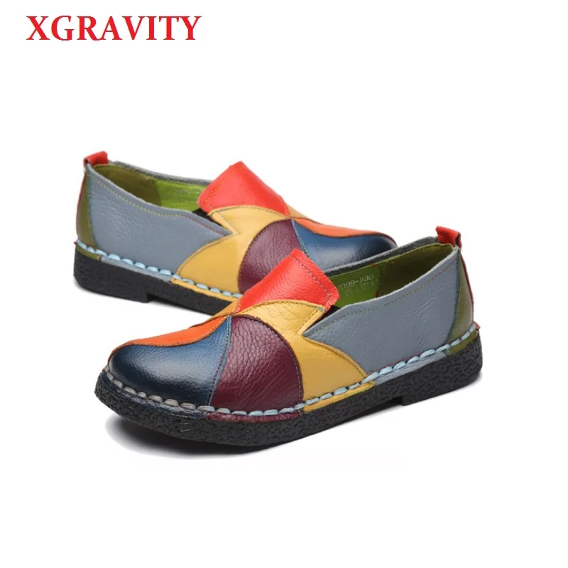 XGRAVITY 2021 новинка из искусственной замши на сезон весна/осень женская модная обувь