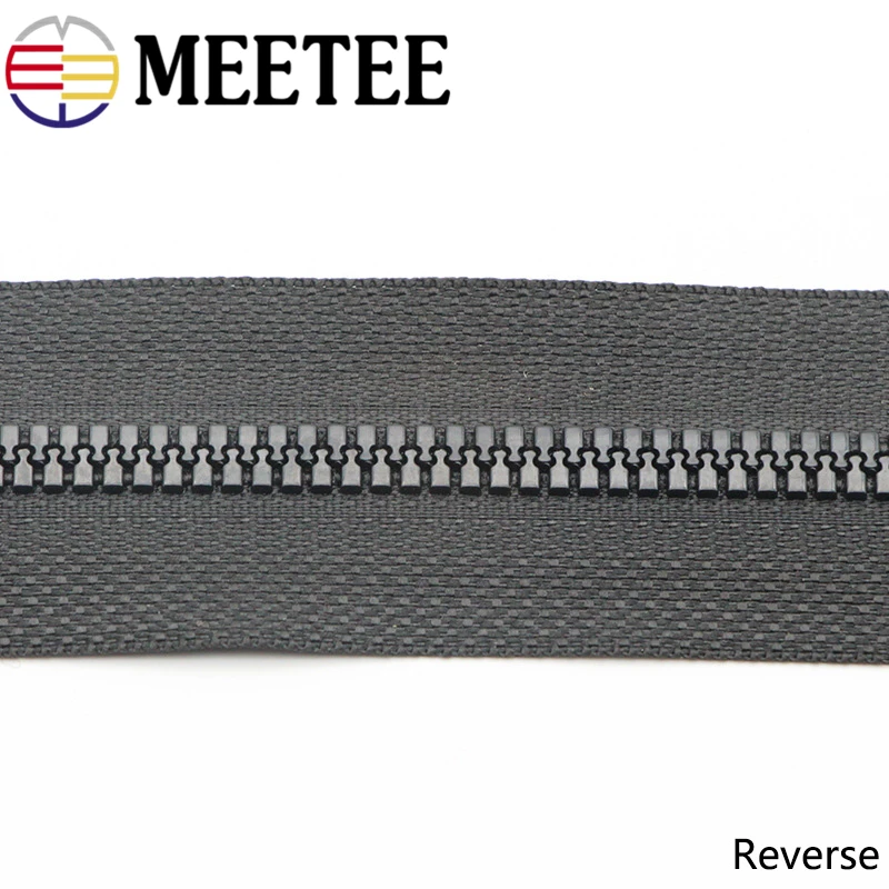 3 ярда Meetee 5 # молния из смолы имитация медных зубов открытый конец DIY шитье швейное