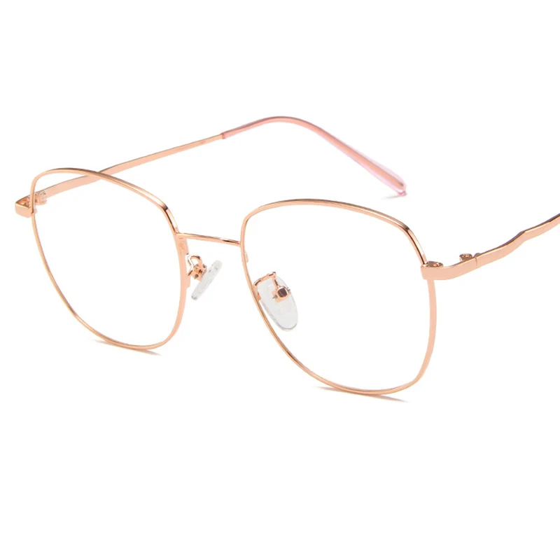 Новая Квадратная Металлическая оправа для очков в стиле ретро декоративные очки