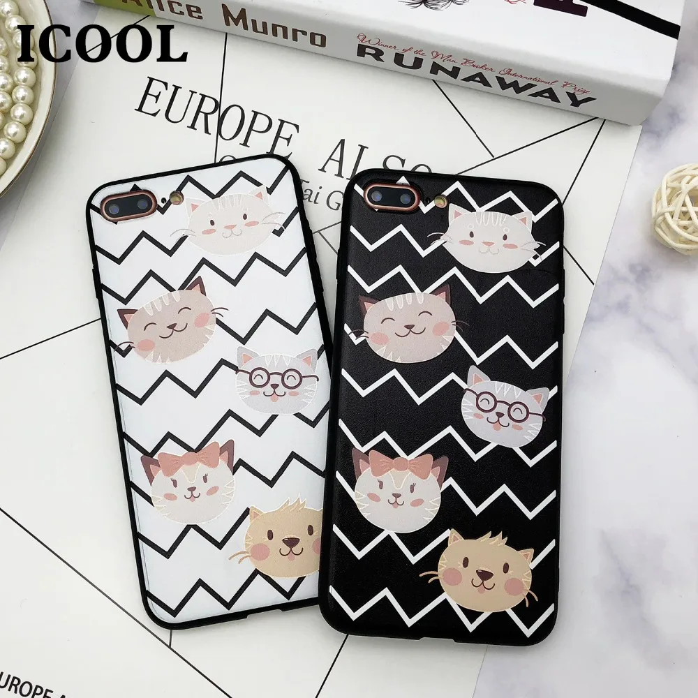 Patterned Phone Case For iPhone 8 8plus iCOOL X Plastic Back Cover 6s 6 6splus 7 7plus |