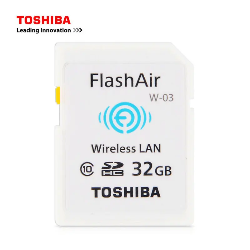 TOSHIBA флэш-Air W-03 микро sd карты 32 ГБ 16 Tarjeta Class 10 Беспроводной WI-FI SDHC флэш-памяти SD Kart