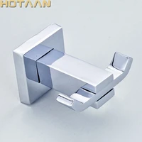 robe hookclothes hookstainless steel construction with chrome finishsquare bathroom hook bathroom accessoriesyt 11302