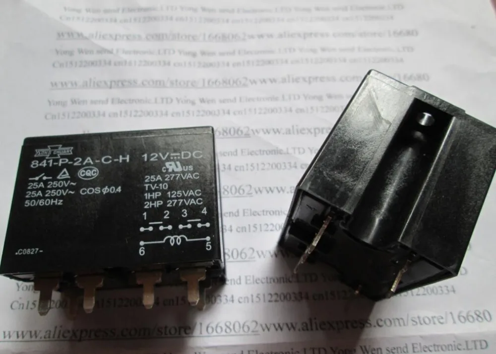 Реле 841-P-2A-C-H-12VDC | AliExpress