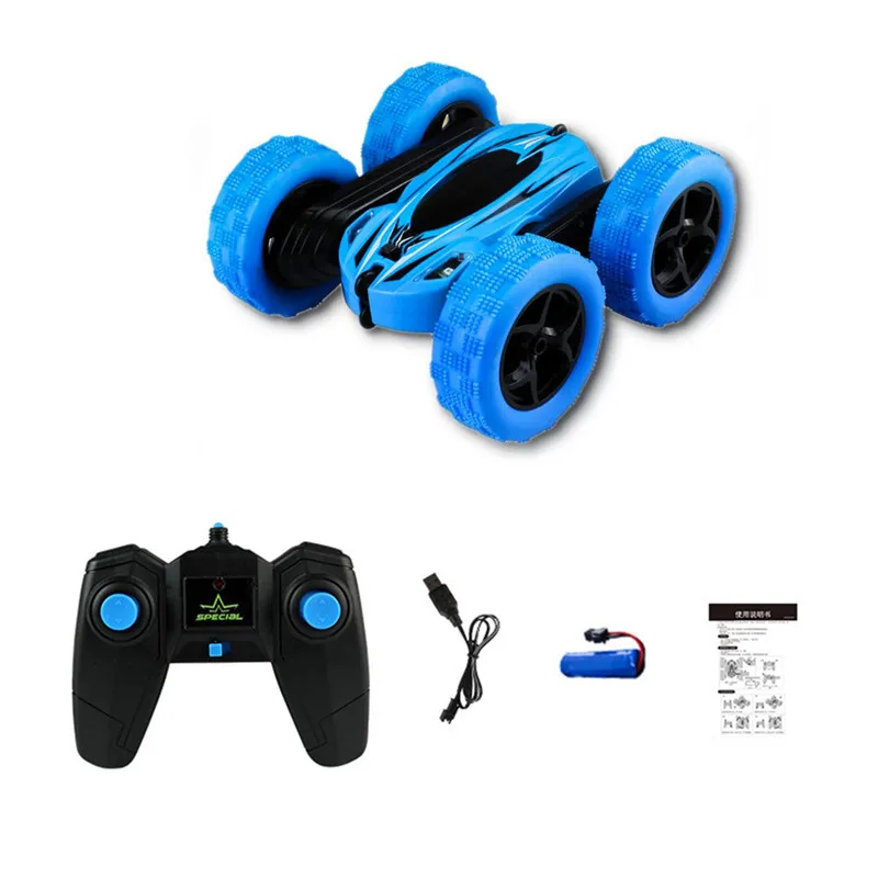 JJRC D828 1/24 Мини RC Автомобиль 2 4G 4WD двухсторонний трюк Rc автомобиль вращение на 360
