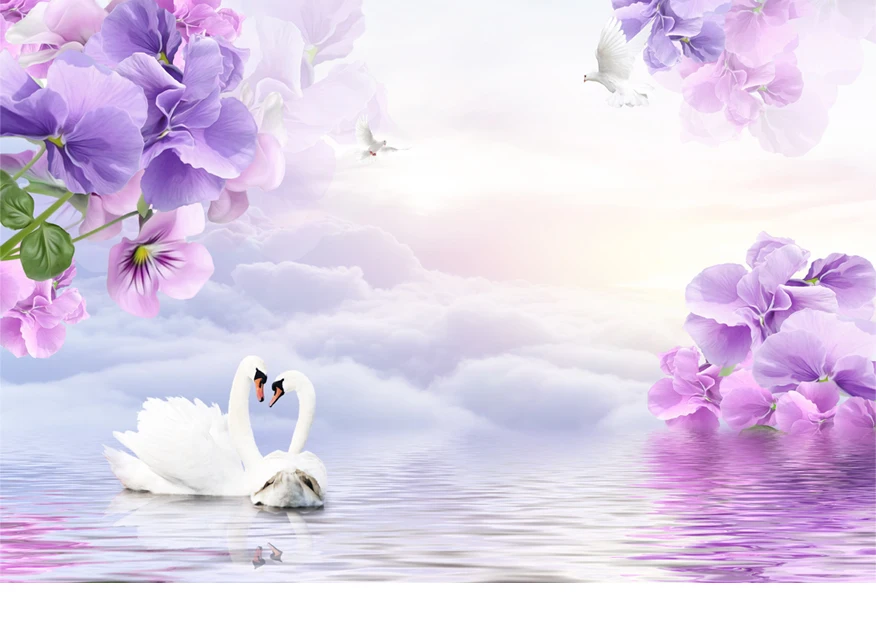 Модные индивидуальные домашние украшения для спальни 3D занавески фиолетовый