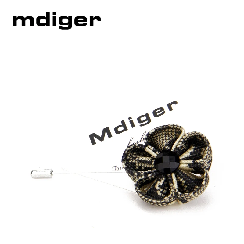 Mdiger Classic Brooches Ribbon Flower Lapel Pins Petal Markings Vintage Brooch For Wedding Size 4*9cm Mixed 13 Pcs/Lot Mens Pin | Украшения