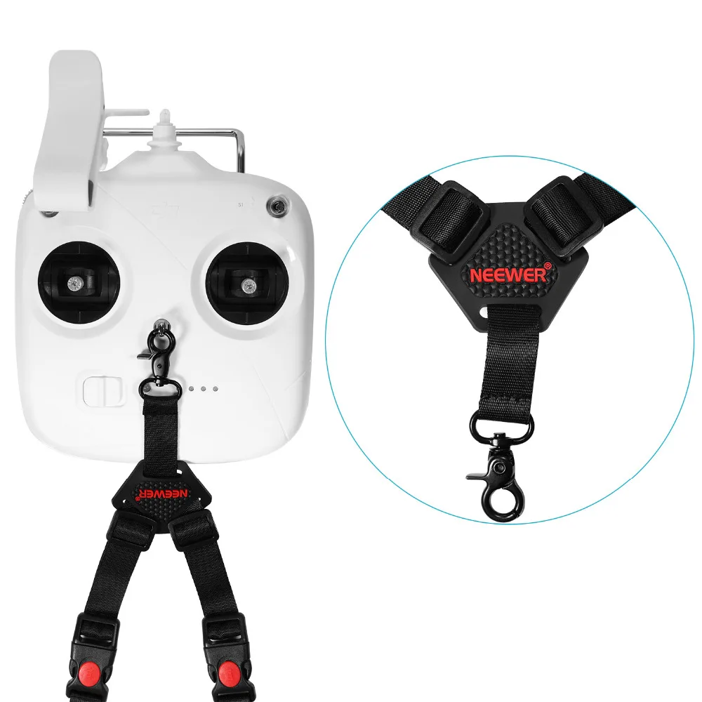Черный Регулируемый ремешок Neewer для камеры DJI Phantom 3