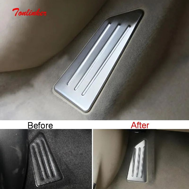 Наклейки Tonlinker на чехол из нержавеющей стали для TOYOTA Corolla Altis 2014 18 1 шт.|stickers for|stickers