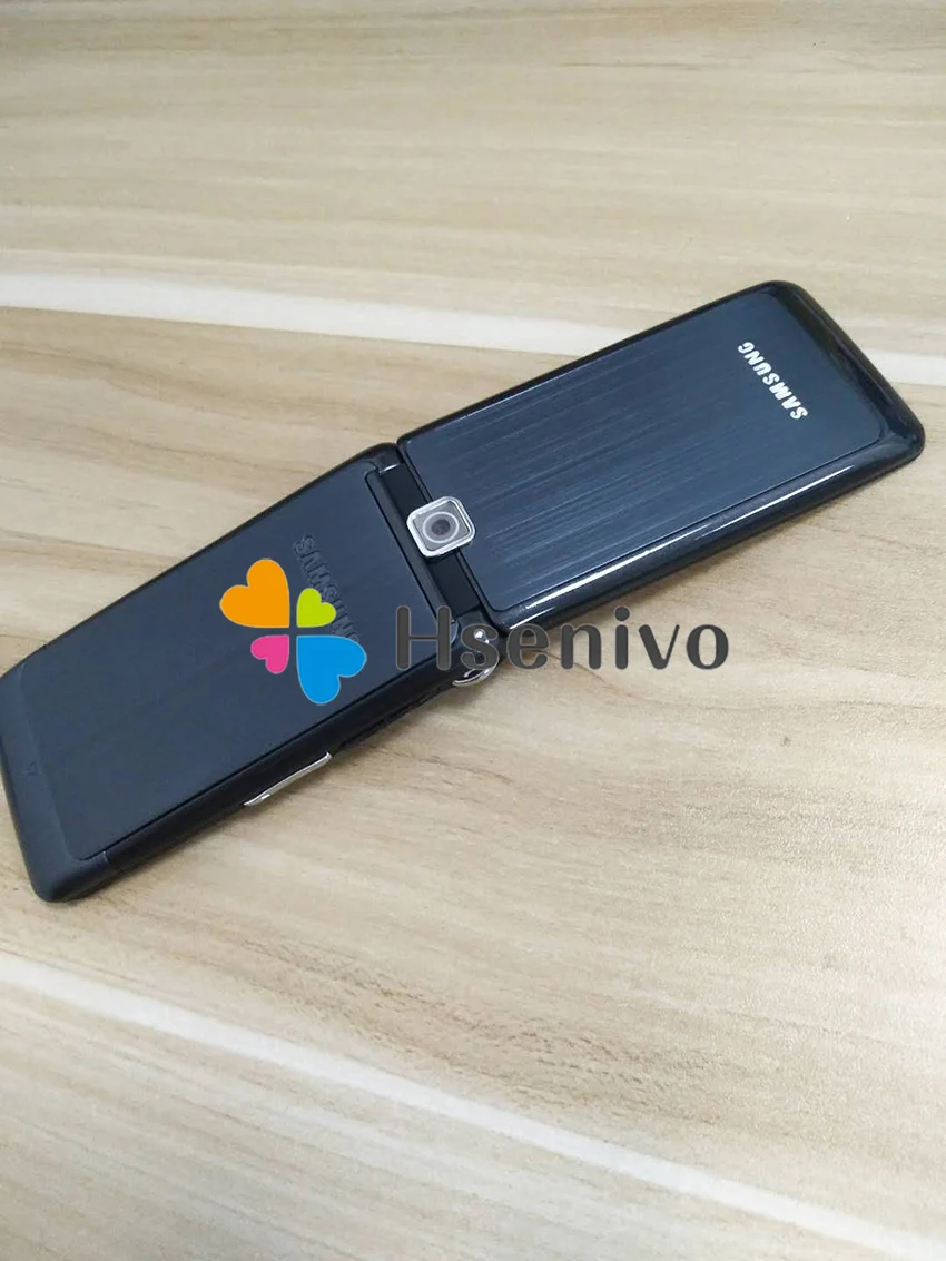 S3600 разблокированный Samsung S3600 1.3MP 2,8 дюймов GSM 2G Поддержка Русская клавиатура флип Восстановленный сотовый телефон