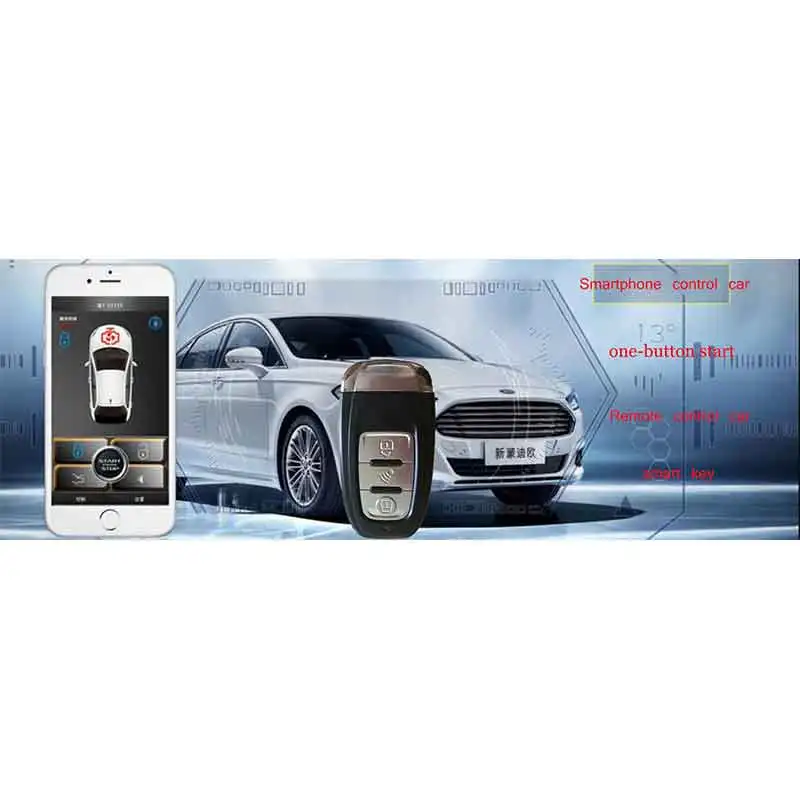 Автомобильная сигнализация безопасности с автоматическим запуском Центральная