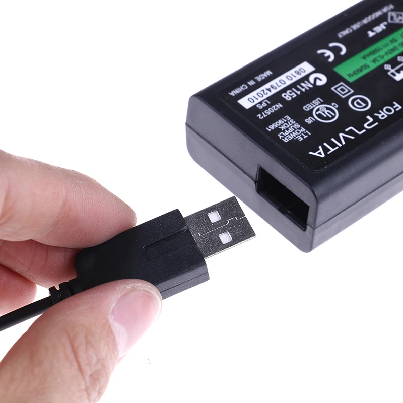 1 шт. ЕС вилка для PS Vita PSV AC адаптер питания Конвертация зарядное устройство + USB