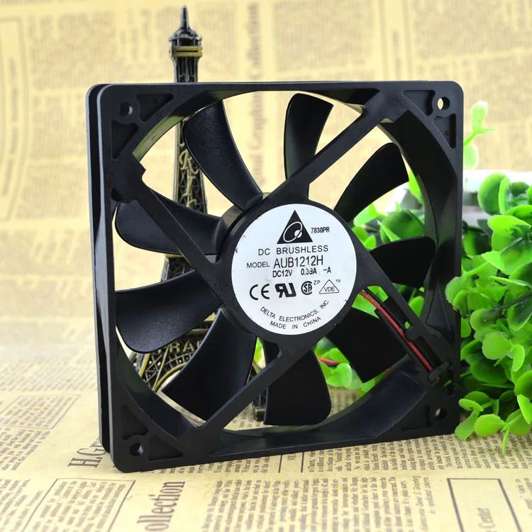 Бесплатная доставка. Вентилятор охлаждения AUB1212H 12025 12В 0 39 A 12 см|cooling fan|12 cm12 cm fan |