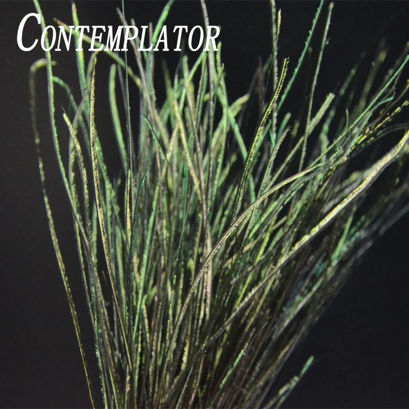 

Созерцатель 1 мешок, перышки с павлиньим пухом для приманок nymphs/влажная приманка 10-18 см, оливково-зеленый павлин, искусственные приманки