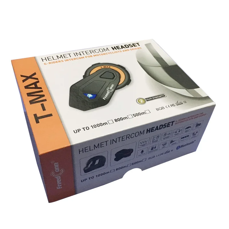 FreedConn Bluetooth мотоциклетный шлем домофон гарнитура микрофон домофон с fm-радио