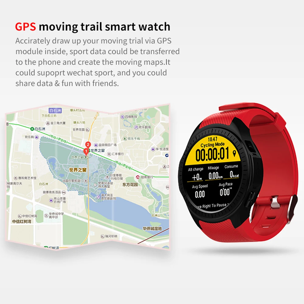 Microwear L1 Smartwatch телефон 1,3 ''спортивные Смарт-часы Android iOS MTK2503 частота сердечных сокращений 2G Wifi Bluetooth Камера вызова TF карта gps
