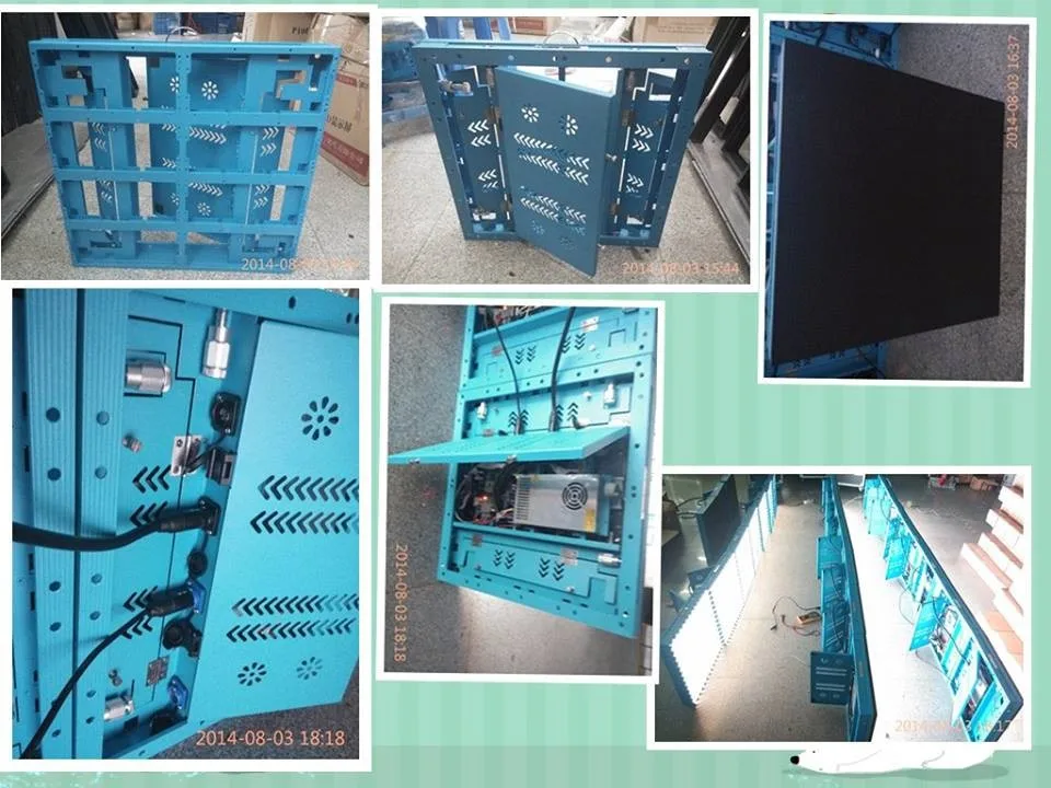 TEEHO P8 Outdoor SMD3535 video led display aluminum profile cabinet 768*768mm 96*96dots rental LED panel screen billboard | Электронные