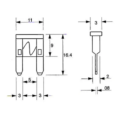 2020 Новый 60 шт./лот Авто Грузовик ATC предохранитель 5A 10A 15A 20A 25 30A AMP Мини Лезвие