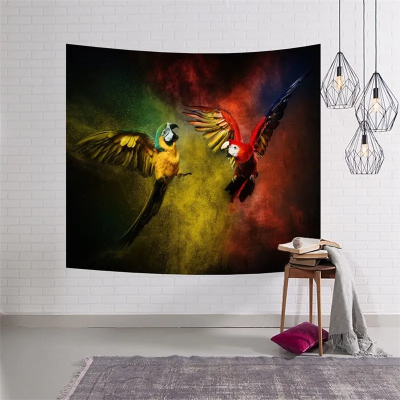 Животный Летающий гобелен с птицами МАНДАЛА ГОБЕЛЕН декор для гостиной