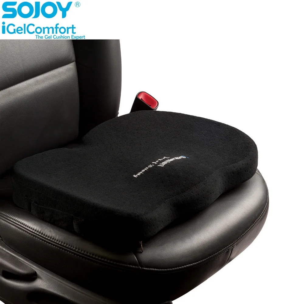 Подушка для сиденья Sojoy Gel &amp Memory Foam облегчения боли в спине и поддержки косточек