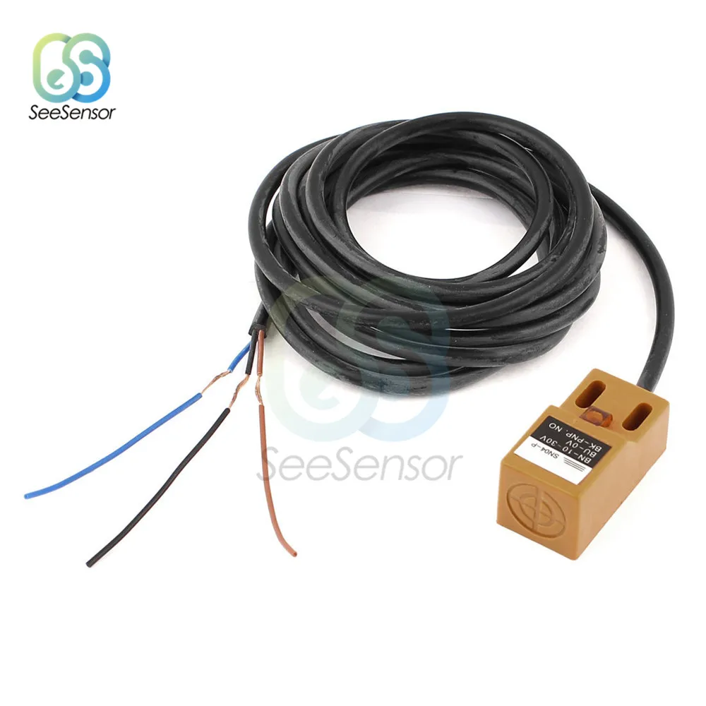 Индуктивный датчик приближения 4 мм переключатель обнаружения NPN NO DC 10 30