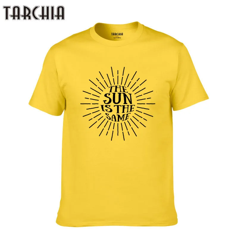 TARCHIA 2021 Новые Топы для мальчиков и мужчин с коротким рукавом футболка футболки