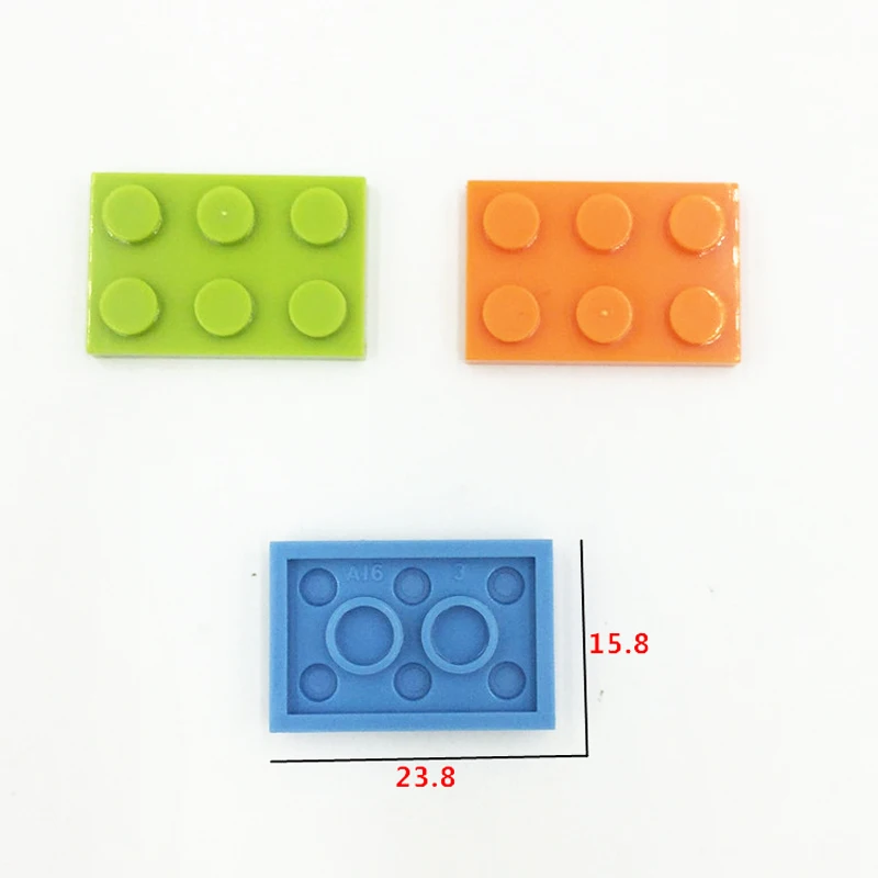 Yuego игрушечные лошадки плиты Кирпич 2*3 60 P DIY малыш вома алмазные строительные