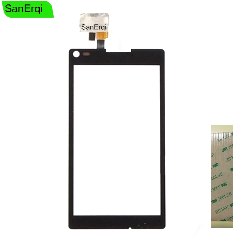 

SanErqi 10PCS/ LOT For Sony Xperia L S36H C2105 C2104 Front Glass Touch Screen Display Panel Digitizer Touchscreen Sensor