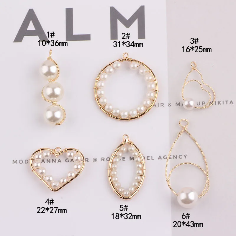 2 шт. сделай сам Золотая пустая круглая капля серьга из сплава подвески имитация