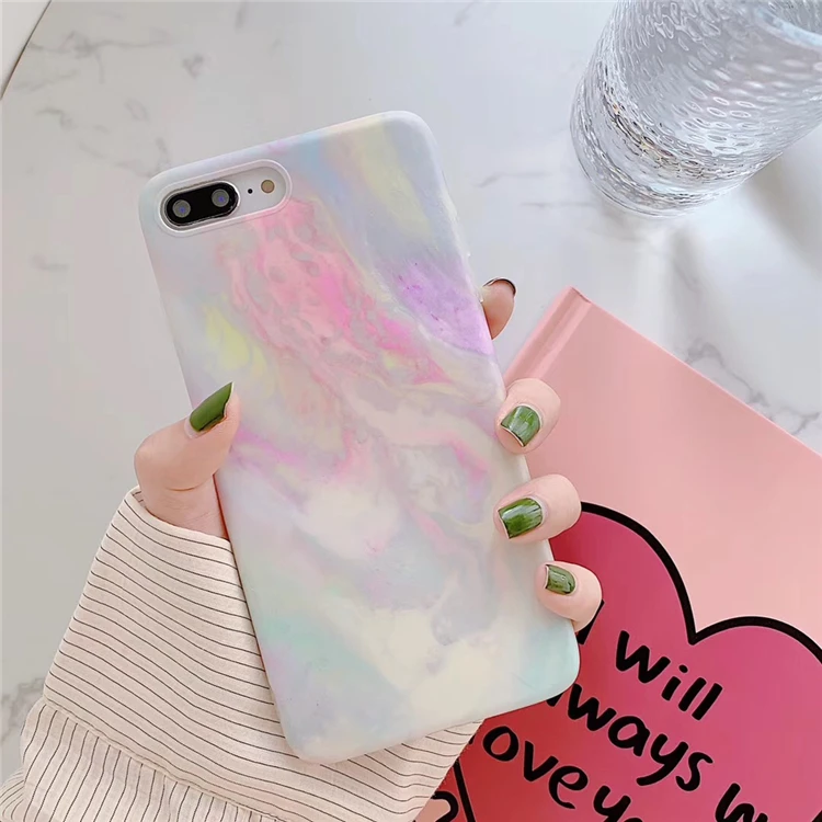 Красочный акварельный чехол для телефона iphone XS Max XR X 6S 6 7 8 Plus мягкая крышка imd s со