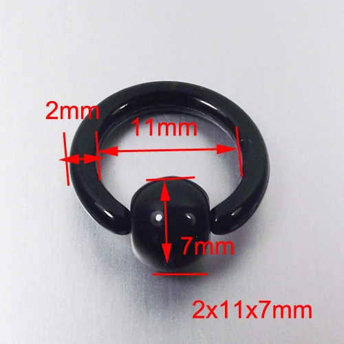 Большие акриловые пластиковые черные Заглушки для ушей 2 шт. заглушки кольца