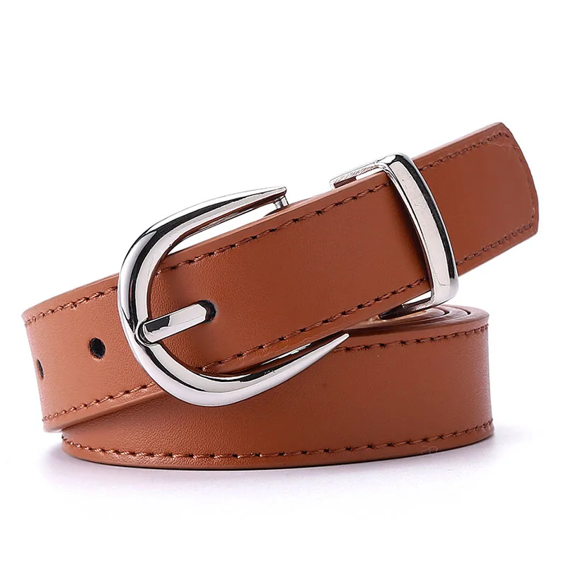 Ремень женский из искусственной кожи 110 пояса-кушаки черный для платьев