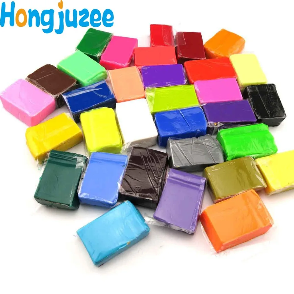 32 Цвет/серия печь запекаемой полимерной глины блок Моделирование Пластилин дети