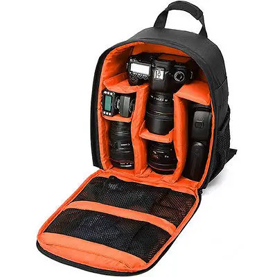 Нейлоновый водонепроницаемый контейнер для DSLR камеры рюкзак сумки на плечо