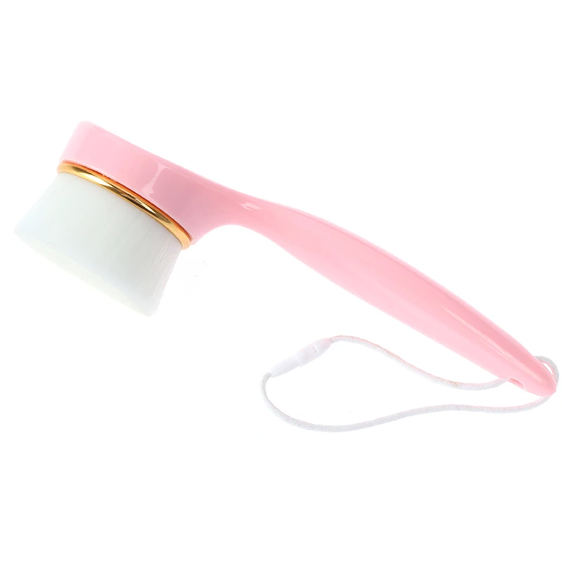 Nylon Face Washing Brush Facial Superfine Fibre Soft Deep Pore Cleansing Massage With Long Handle Beauty Tool | Красота и здоровье