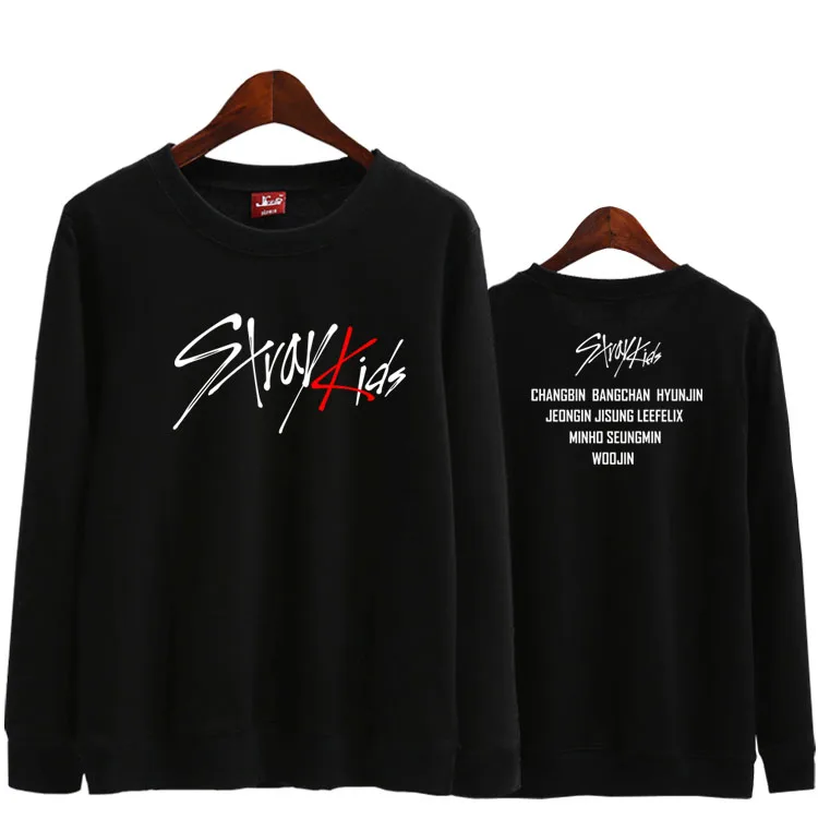 Kpop straykids/тонкая толстовка с надписью все члены сезон весна осень k pop пуловер