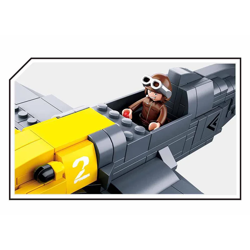 289 шт. Военная серия мировая война Германия мезсершмитт BF-109 модель бойцов