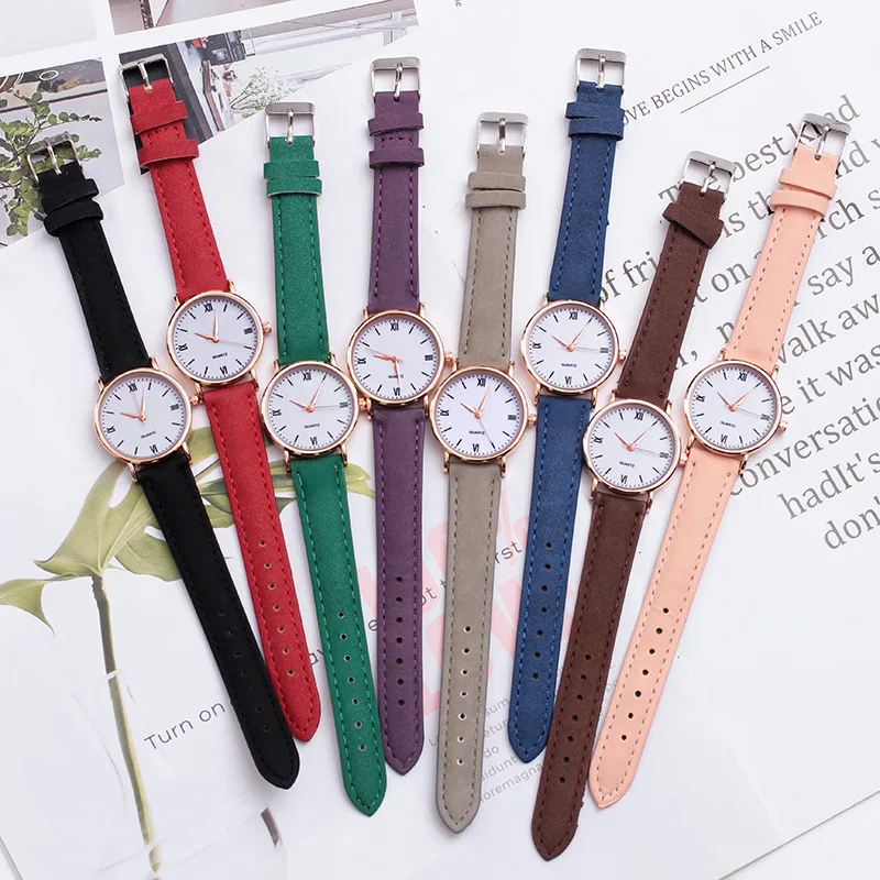 JBRL наручные часы женские роскошные известные искусственная кожа кварцевые на