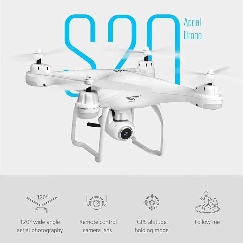 SJRC S20W двойной gps динамический слежение wifi FPV с 1080 P/720 P широкоугольная камера