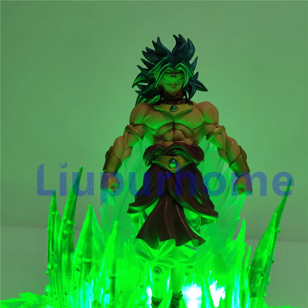 Lampara Dragon Ball Z Super Broly Broli светодиодный Зеленый эффект аниме игрушки кукла DBZ Goku DIY лампа светильник фигурка экшн ночной Светильник ing