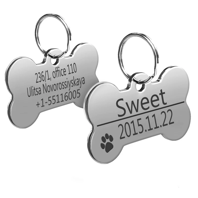 An ti Loss из нержавеющей стали Персонализированная гравировальная