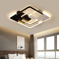 lican bedroom living room led ceiling lights 110v 220v lampe plafond avize aluminum wave lustre modern led ceiling lamp