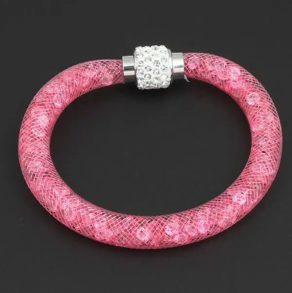 Женский браслет с кристаллами дешевые ювелирные изделия стразы магнитная